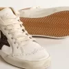 Mid Star LTD aus Nappaleder mit Glitzerstern und nudefarbenem Lederbesatz Mid Star LTD aus Nappaleder mit Glitzerstern und nudefarbenem Lederbesatz