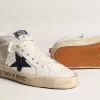 Mid Star mit blauem Glitzerstern und rosa Wildleder-Fersenlasche Mid Star mit blauem Glitzerstern und rosa Wildleder-Fersenlasche