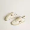 Mid Star mit Glitzerstern und metallisch silbernem Lederstreifen