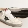 Mid Star mit grünem Metallic-Lederstern und weißem Blitz
