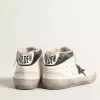Mid Star mit grünem Metallic-Lederstern und weißem Blitz