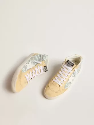 Mid Star mit Herzprint aus Swarovski-Kristallen und silbernem Flash