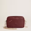 Mini Star Bag aus weinrotem Leder mit farblich abgestimmtem Stern