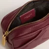 Mini Star Bag aus weinrotem Leder mit farblich abgestimmtem Stern