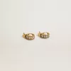 Ohrringe mit goldenem Stern und Perle Ohrringe mit goldenem Stern und Perle