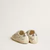Old School Junior mit Stern aus Wildleder und Fersenlasche aus Metallic-Leder Old School Junior mit Stern aus Wildleder und Fersenlasche aus Metallic-Leder