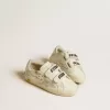 Old School Young mit Wildlederstern und metallischer Lederferse Old School Young mit Wildlederstern und metallischer Lederferse