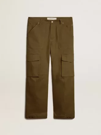 Olivgrüne Cargohose
