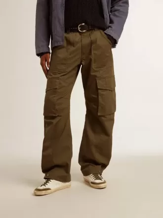 Olivgrüne Cargohose