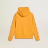 Orangefarbenes Sweatshirt für Jungen mit Reißverschluss