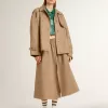 Oversized-Trenchcoat für Damen mit Kristallen