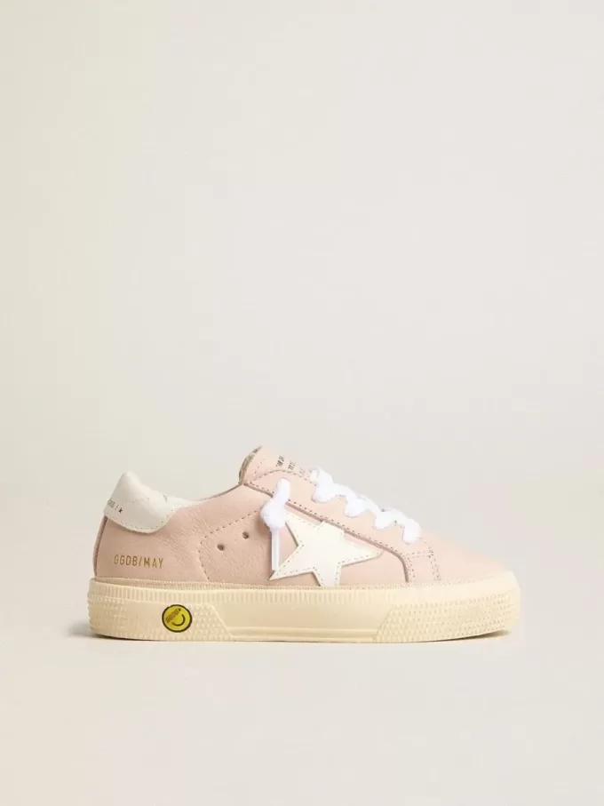 Pink May Teen mit weißem Lederstern Pink May Teen mit weißem Lederstern