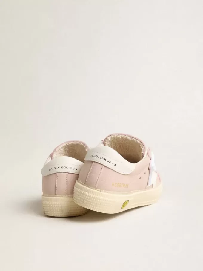 Pink May Teen mit weißem Lederstern Pink May Teen mit weißem Lederstern