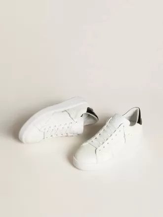 Purestar für Damen mit Lederstern und schwarzer Lackleder-Fersenlasche