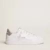 Purestar Sneakers für Damen mit glitzernder silberner Fersenlasche