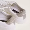 Purestar Sneakers für Damen mit glitzernder silberner Fersenlasche