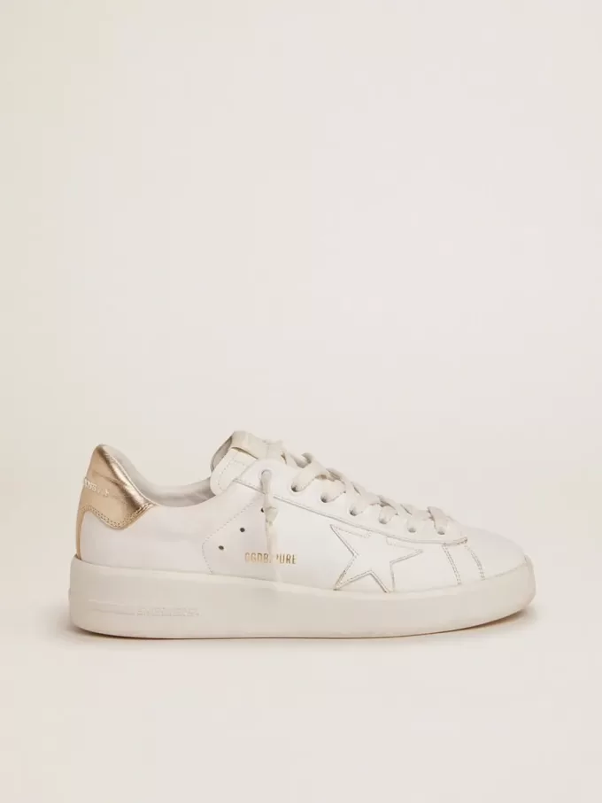 Purestar Sneakers für Damen mit goldfarbener Fersenlasche