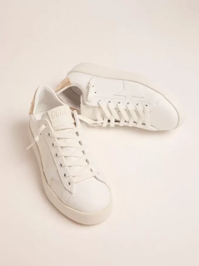 Purestar Sneakers für Damen mit goldfarbener Fersenlasche