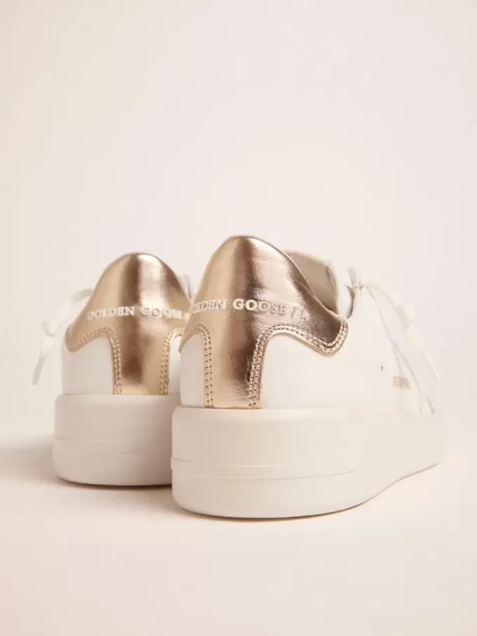 Purestar Sneakers für Damen mit goldfarbener Fersenlasche