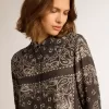Pyjamahemd in Anthrazitgrau mit Paisley-Print Pyjamahemd in Anthrazitgrau mit Paisley-Print
