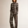 Pyjamahemd in Anthrazitgrau mit Paisley-Print Pyjamahemd in Anthrazitgrau mit Paisley-Print