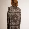 Pyjamahemd in Anthrazitgrau mit Paisley-Print Pyjamahemd in Anthrazitgrau mit Paisley-Print