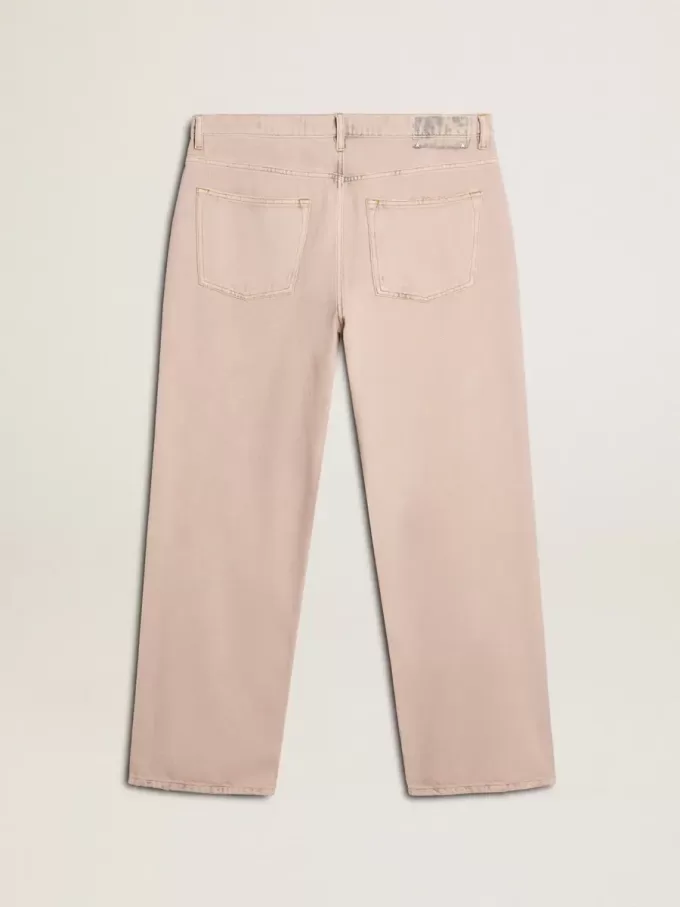 Rosa gefärbte Herrenjeans Rosa gefärbte Herrenjeans