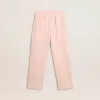 Rosa Jogginghose für Mädchen mit Aufdruck