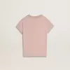 Rosa T-Shirt für Mädchen mit weißem Aufdruck Rosa T-Shirt für Mädchen mit weißem Aufdruck