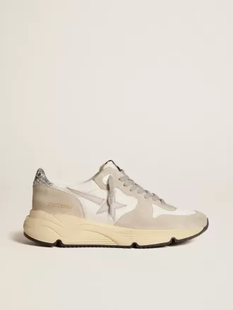 Running Sole LTD aus Mesh mit Lederstern und glitzernder Fersenlasche