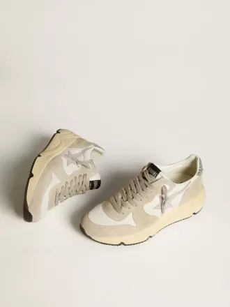 Running Sole LTD aus Mesh mit Lederstern und glitzernder Fersenlasche