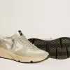 Running Sole LTD aus Mesh mit Lederstern und glitzernder Fersenlasche