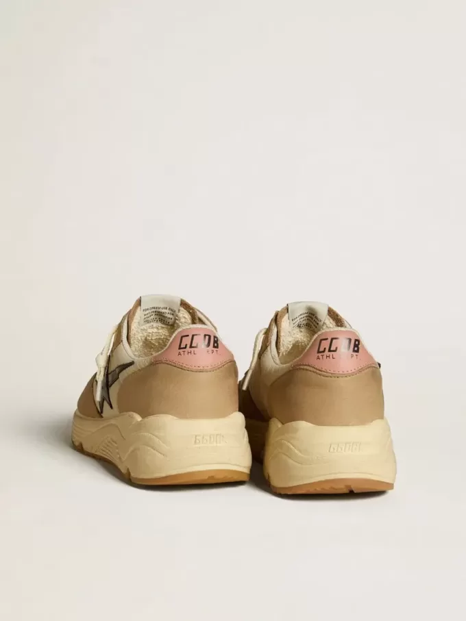 Running Sole LTD aus Nylon und Nubukleder mit Lederstern und Fersenlasche