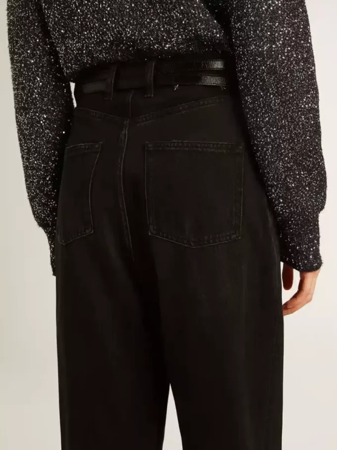 Schwarze Damenjeans