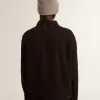 Schwarze Jeansjacke für Damen mit Stickerei