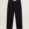 Schwarze One-Wash-Jeans für Herren