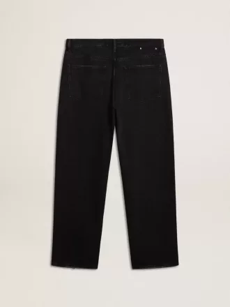 Schwarze One-Wash-Jeans für Herren