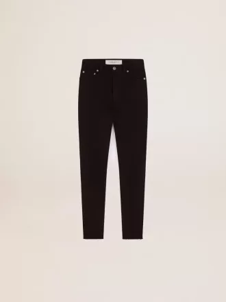 Schwarze Skinny-Jeans für Damen