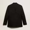 Schwarzer Damenblazer mit doppelter Knopfleiste Schwarzer Damenblazer mit doppelter Knopfleiste