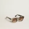 Sonnenbrille im Cameron-Stil mit Schildpattmuster Sonnenbrille im Cameron-Stil mit Schildpattmuster
