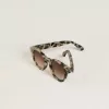 Sonnenbrille im Cameron-Stil mit Schildpattmuster Sonnenbrille im Cameron-Stil mit Schildpattmuster