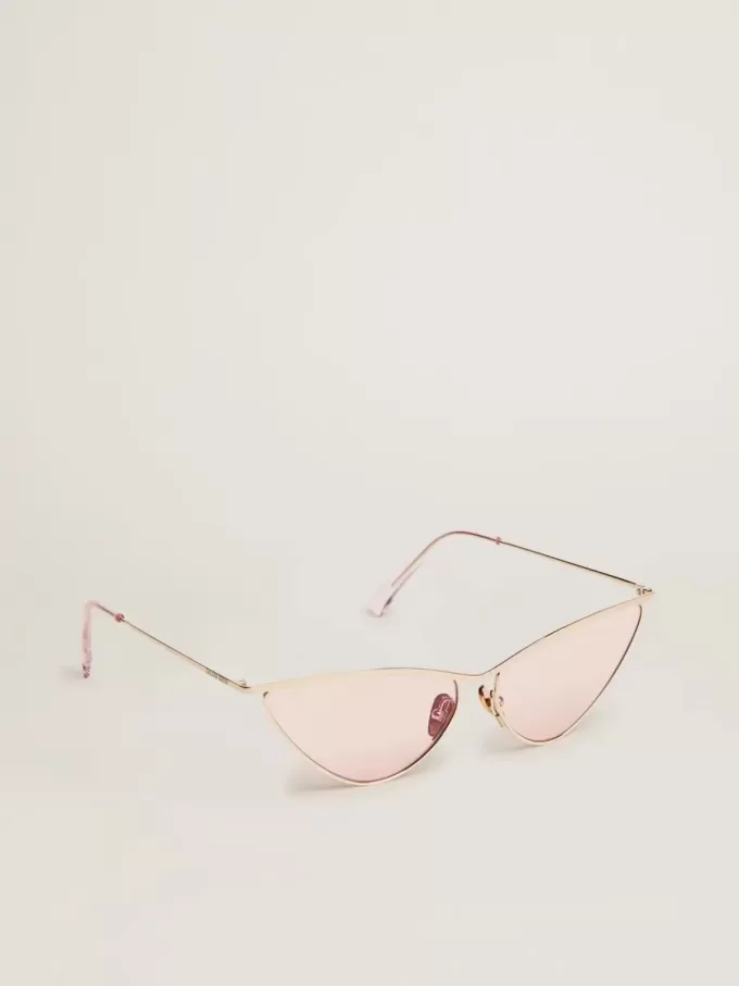 Sonnenbrille im Cat-Eye-Stil mit rosa Rahmen und Gläsern