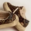 Herren-Space-Star aus Ponyfell mit Animal-Print und Lammfellfutter