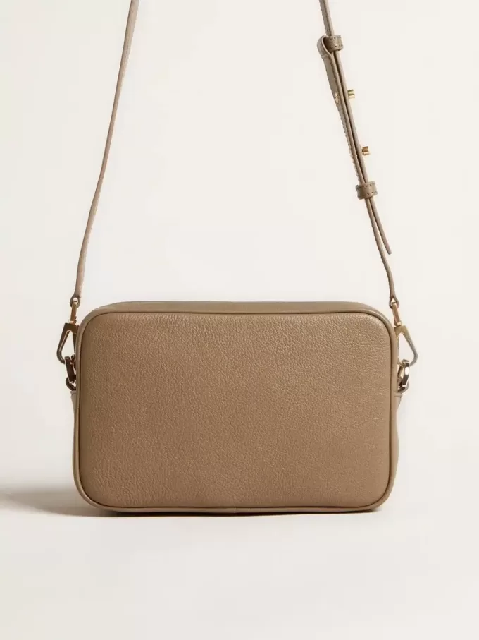 Star Bag aus salbeigrünem Leder mit ton-in-ton Stern