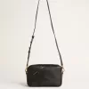 Star Bag aus schwarzem Leder mit ton-in-ton Stern