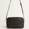 Star Bag aus schwarzem Leder mit ton-in-ton Stern