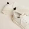 Starter Sneakers aus komplett weißem Leder