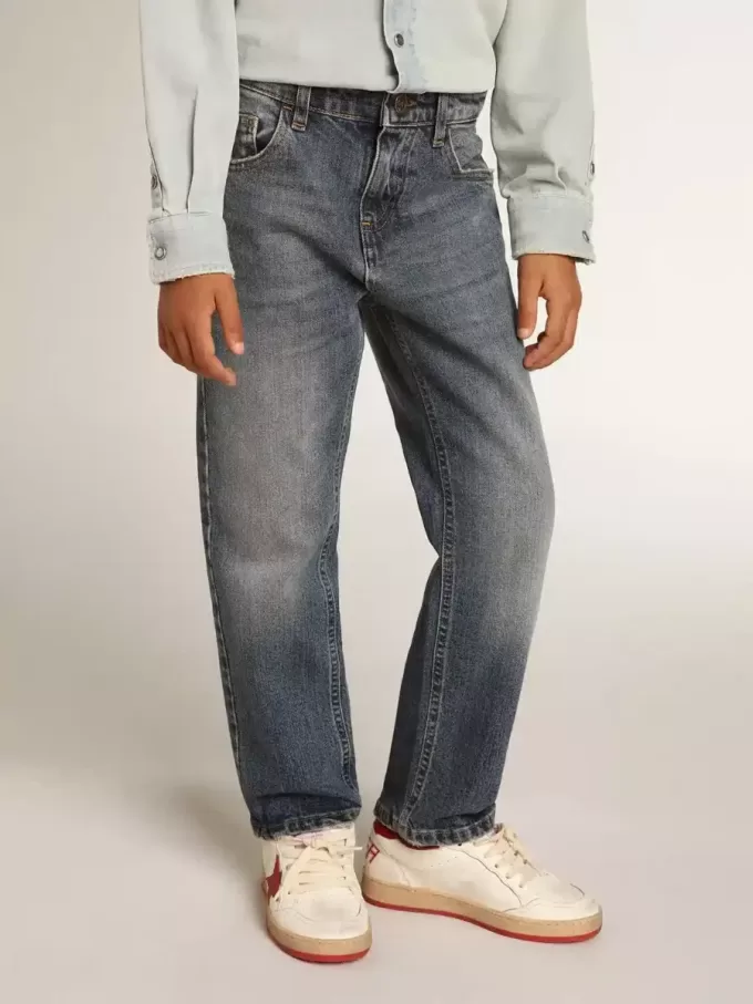 Stretchjeans für Jungen in blauem Denim