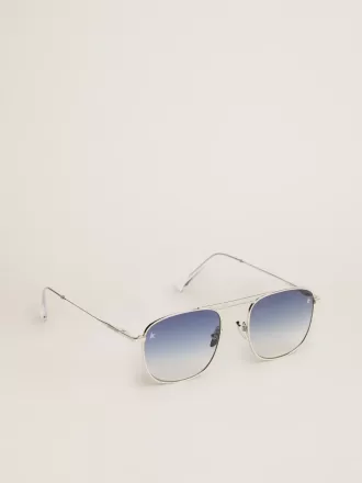 Sunframe Roger Aviator-Modell mit silbernem Rahmen