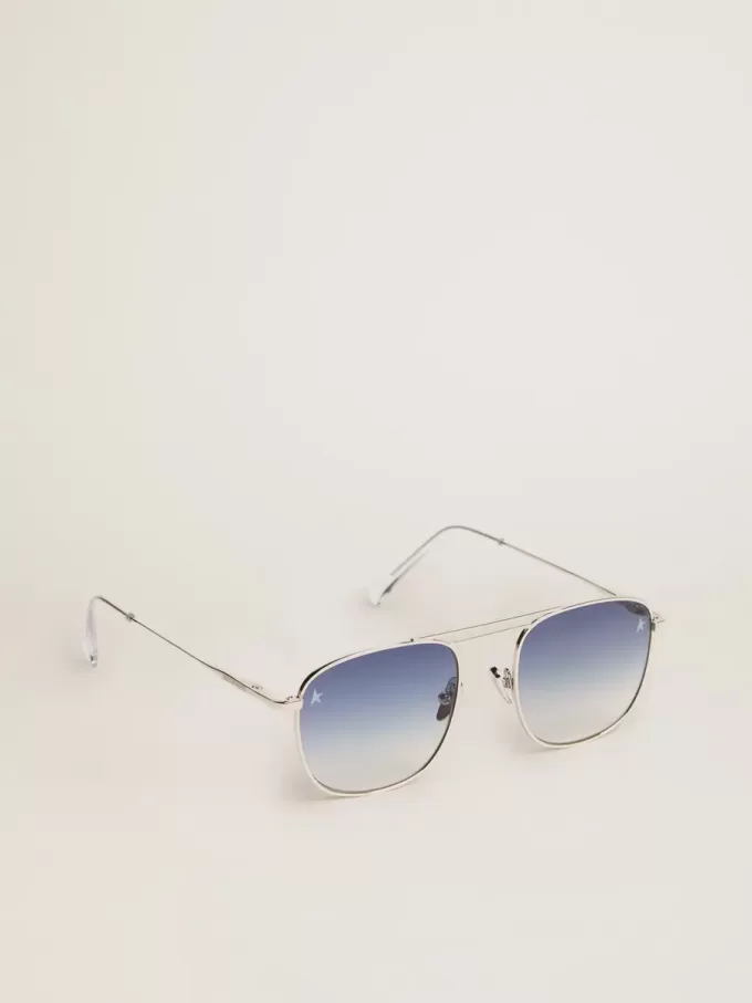 Sunframe Roger Aviator-Modell mit silbernem Rahmen